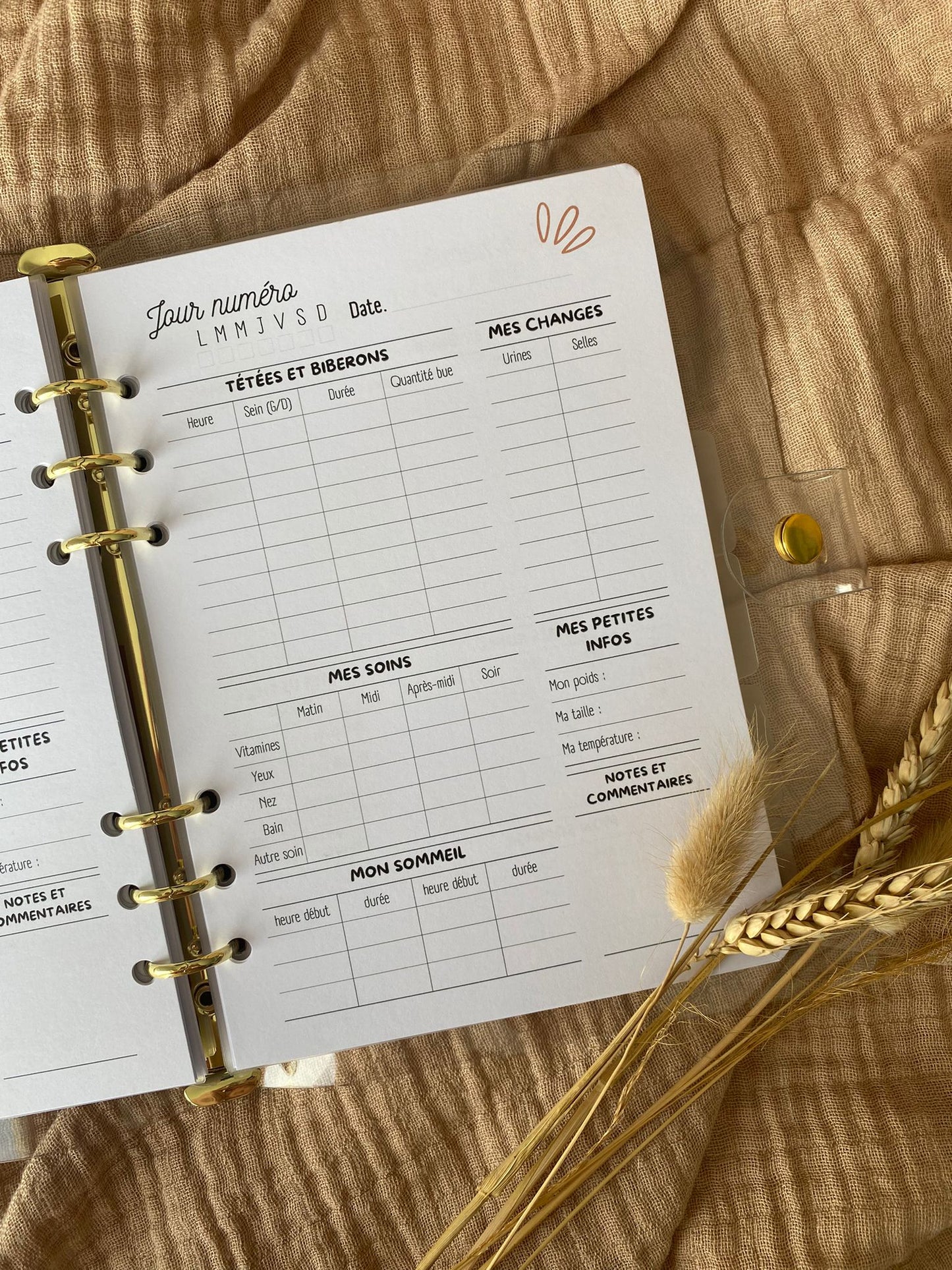 Le Petit Carnet de bébé 🍃 Personnalisable Ma boutique