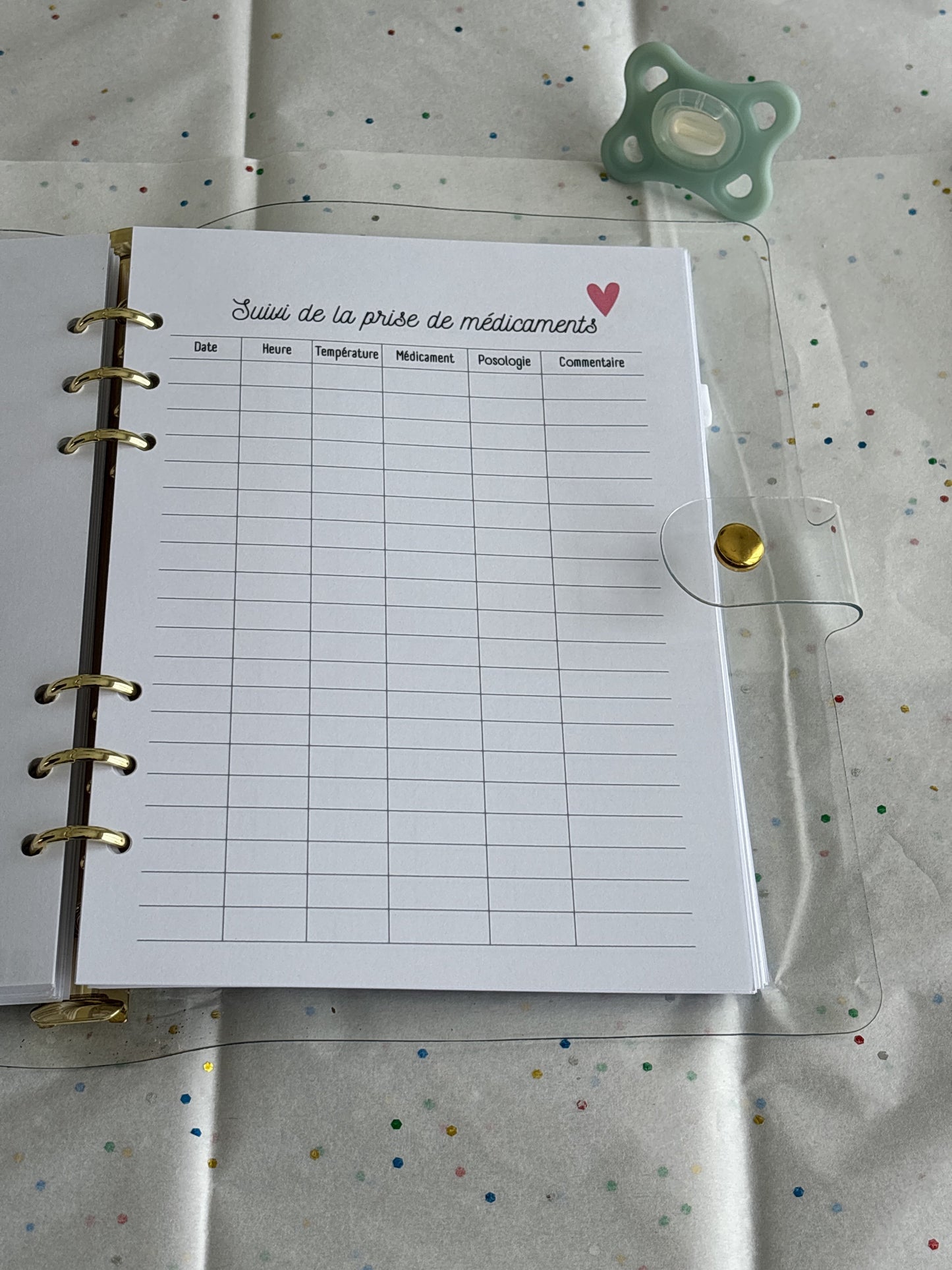 Carnet de liaison nounou 🧸 Ma boutique
