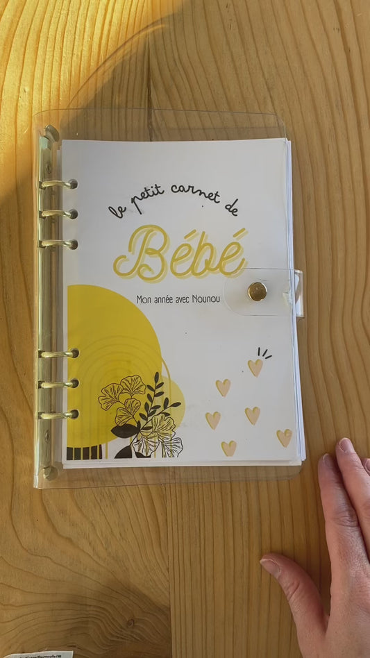 Recharge🗒️ Carnet de liaison nounou - Mon Année avec Nounou 🧸
