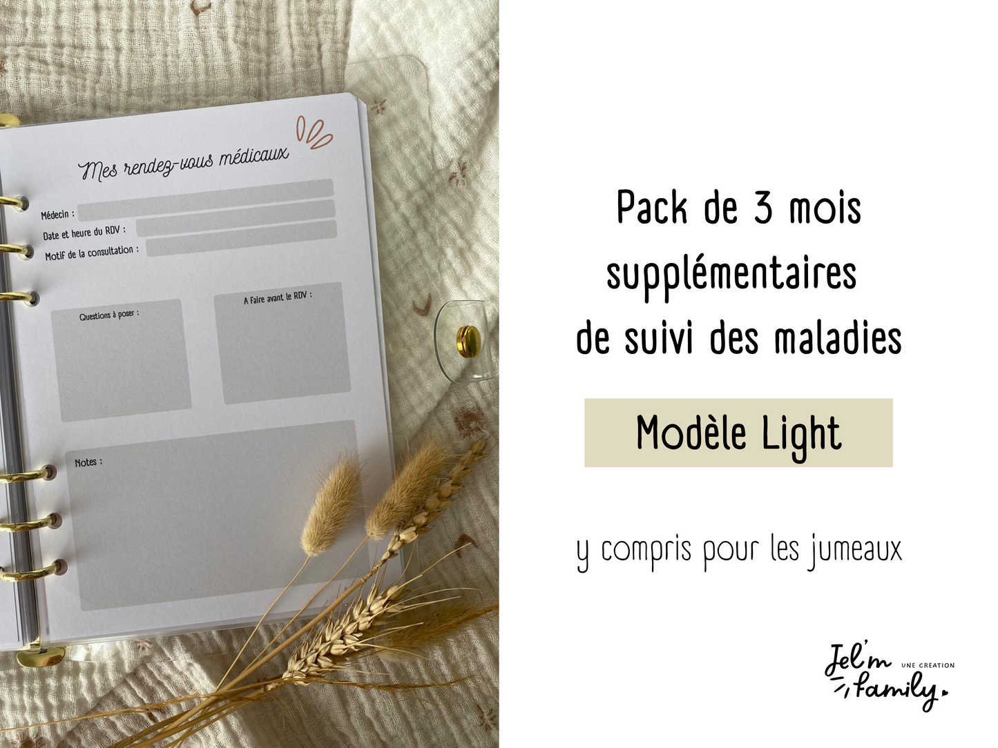 Recharges 🗒️ Le Petit Carnet de Bébés 🐣 Ma boutique