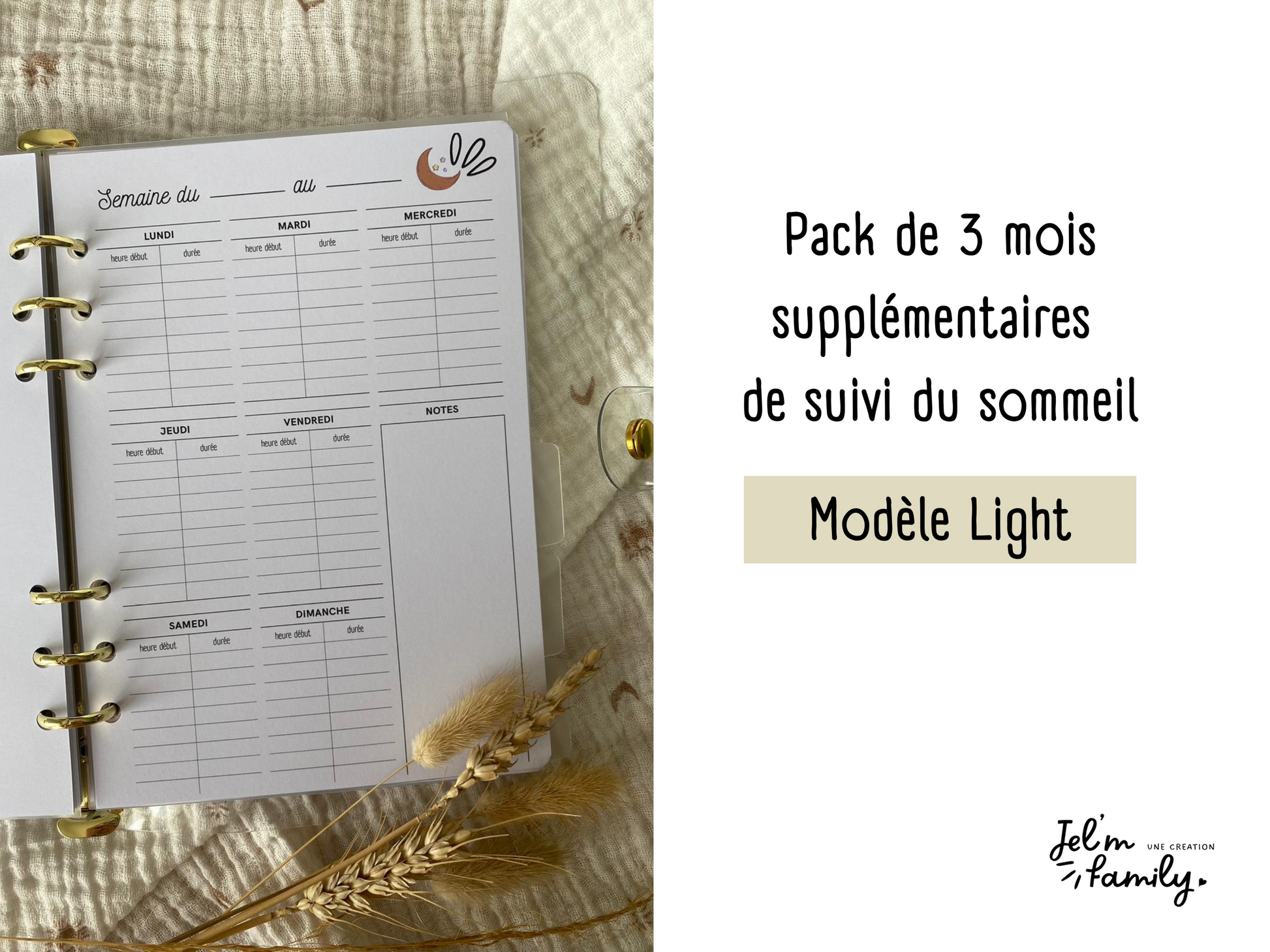 Recharges 🗒️ Le Petit Carnet de Bébés 🐣 Ma boutique